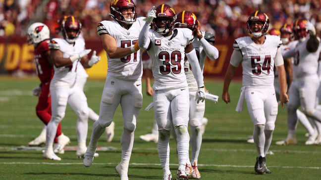 Commanders standout Jeremy Reaves has signed a contract extension that will keep him in Washington through the 2026 season. (Photo by Scott Taetsch/Getty Images)