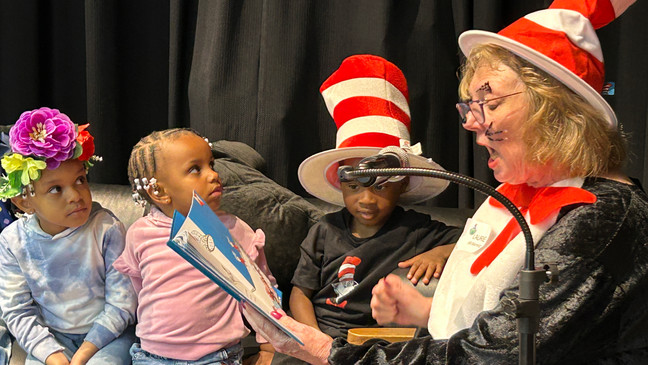 {&nbsp;}We learned during - and in the aftermath of the pandemic - a link between food insecurity and reading literacy. Well, a group of women-led non-profits in the DMV are working hard to break that cycle by getting new books to families in need. (Photo by Jay Korff/7News )