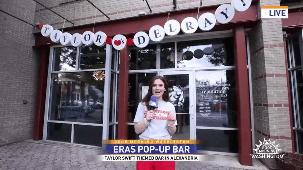 Image for story: Taylor Swift "Eras" pop-up bar brings magic to Del Ray