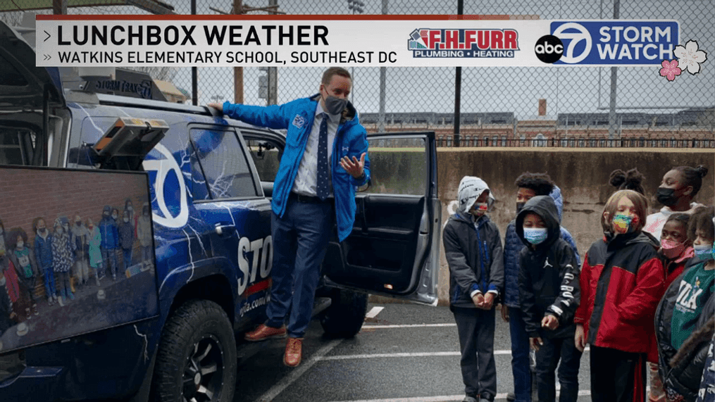 Lunchbox Weather at Watkins ES in Southeast D.C.