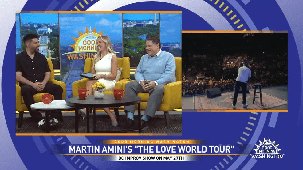 Image for story: Comedian Martin Amini jokes his way into DC Improv, promises DMV a night to remember